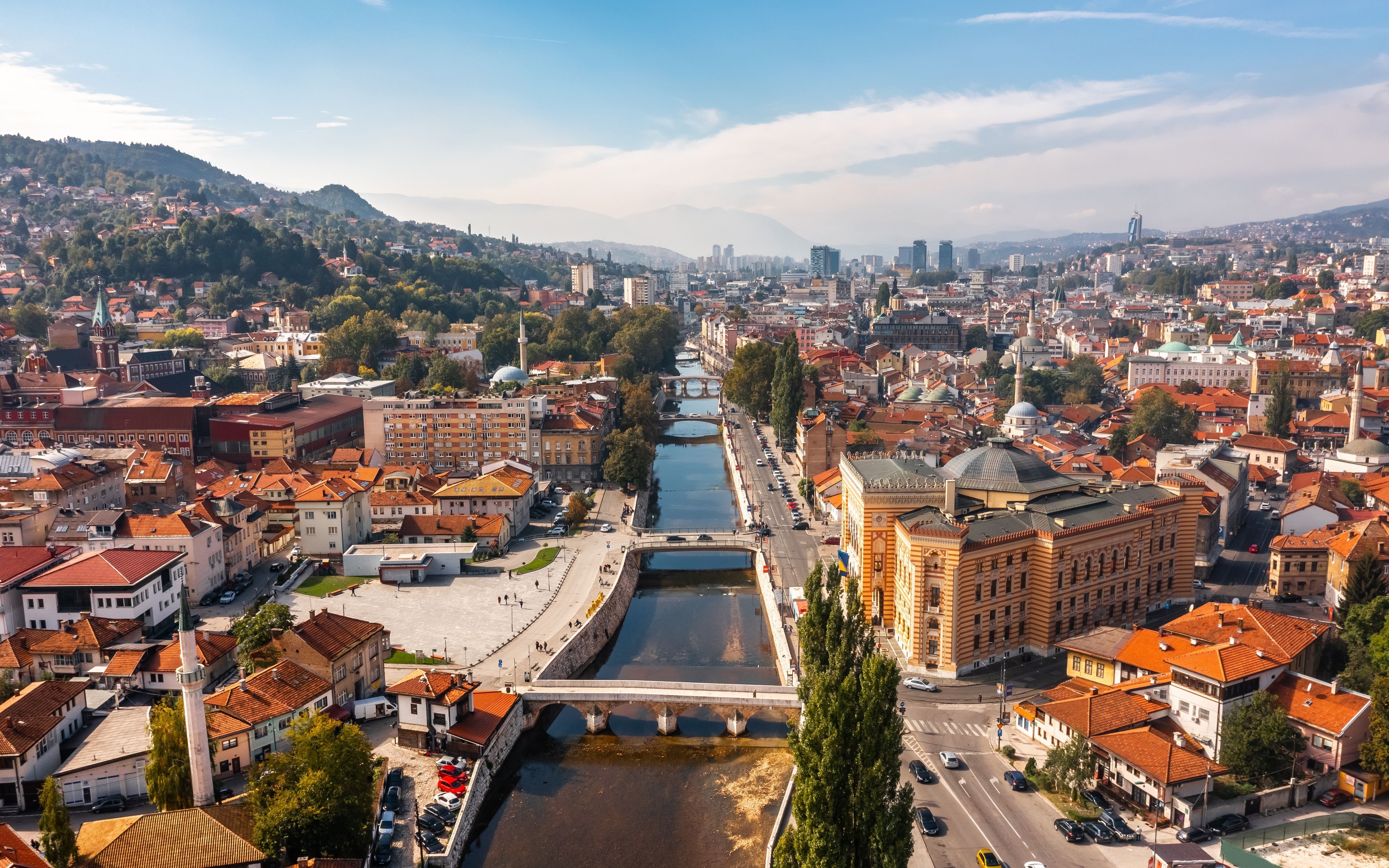 View in Sarajevo