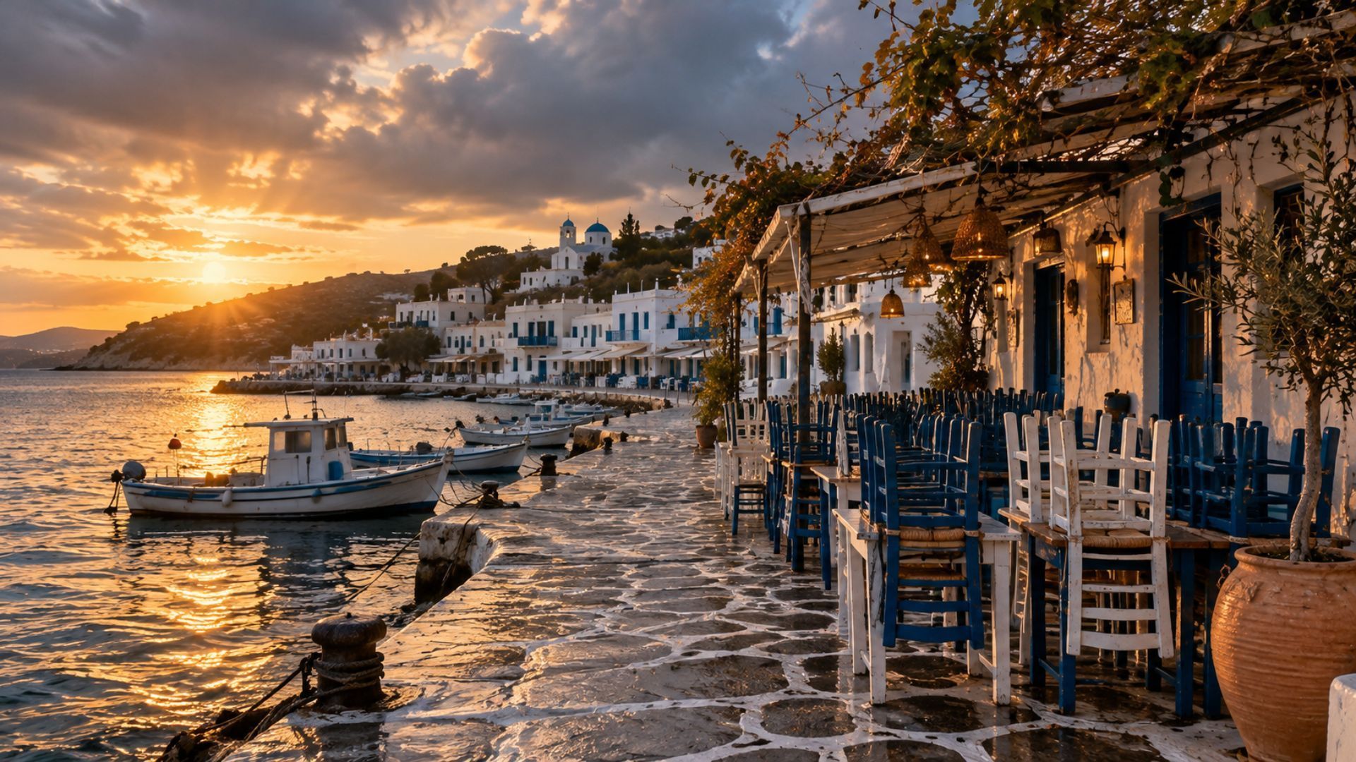 What happens to Greek islands when the tourists leave